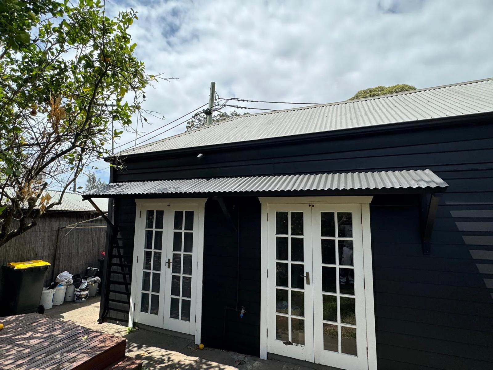 House with freshly painted exterior